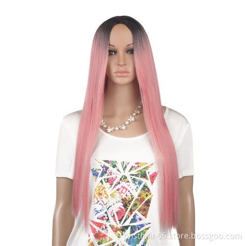 Synthetic Long Hair Fei-show Straight Blonde Wigs Role Cos-play Costume Women Hairpiece Heat Resistant Fiber Pelucas Cartoon